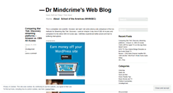 Desktop Screenshot of drmindcrime.com